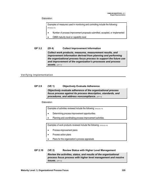 CMMI - SE/SW/IPPD/SS - V1.1 - Software Engineering Institute ...