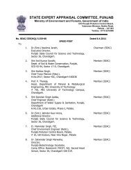 08-04 - State Level Environment Impact Assessment Authority, Punjab