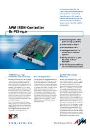 AVM ISDN-Controller B1 PCI v4.0 - Computer-Tempel