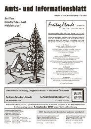 Amtsblatt 08.2013 - Seiffen