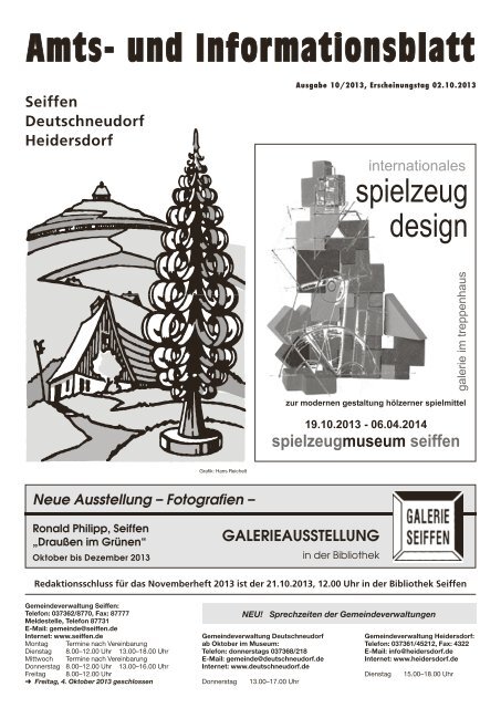 Amtsblatt 10.2013 - Seiffen