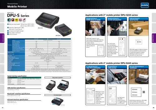 Thermal Printer - Seiko Instruments GmbH