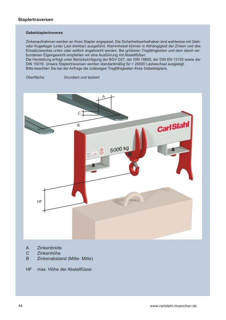 Lastaufnahmemittel - Seilbahn.net