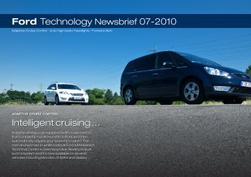 Ford Technology Newsbrief 07-2010 Intelligent cruisingâ¦