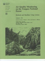 Air Quality Monitoring on the Tongass National ... - GIS at NACSE