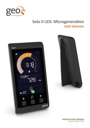 Solo II LED: Microgeneration - Green Energy Options