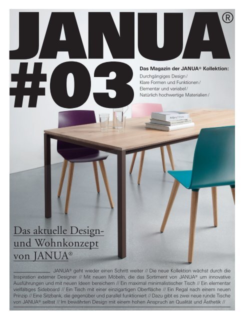 Janua Magazin 03 Seipp Wohnen Gmbh