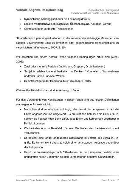 Verbale Angriffe im Schulalltag - Sekundarstufe I - PÃ¤dagogische ...