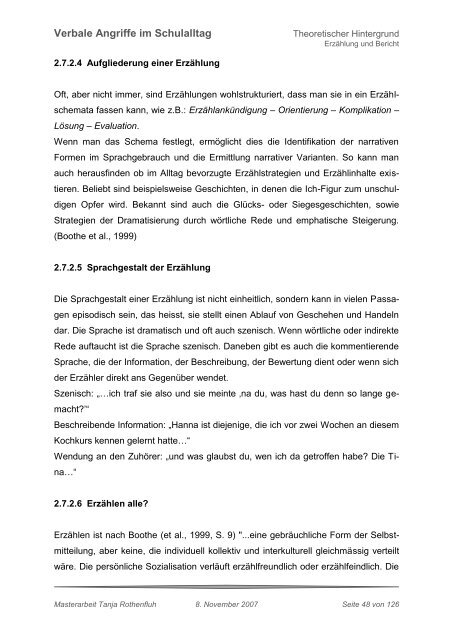 Verbale Angriffe im Schulalltag - Sekundarstufe I - PÃ¤dagogische ...