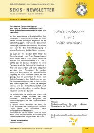 Newsletter 3 - 2009 - SEKIS