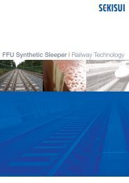 FFU Synthetic Sleeper I Railway Technology