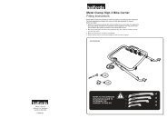 Bike Carrier Fitting Instructions 