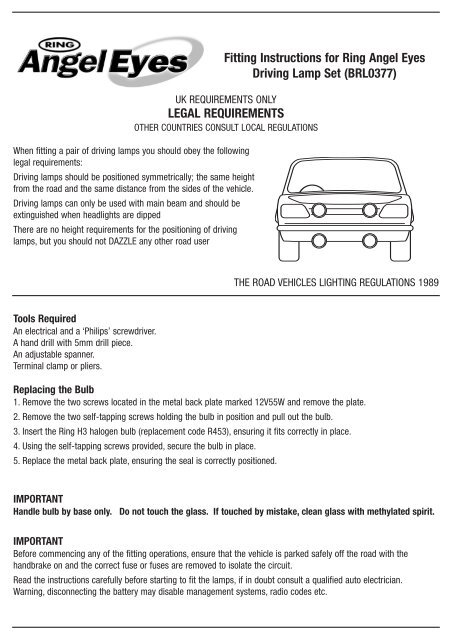 BRL0377 Instructions - Halfords