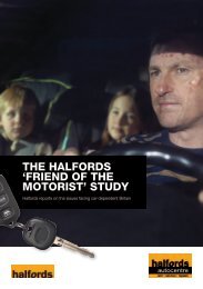 THE HALFORDS 'FRIEND OF THE MOTORIST' STUDY
