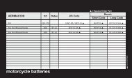 motorcycle batteries - Halfords