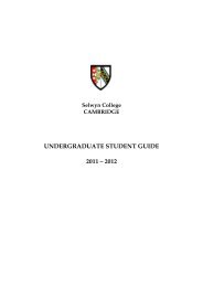 Download - Selwyn College - University of Cambridge