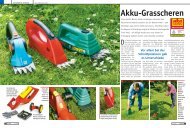 Akku-Grasscheren