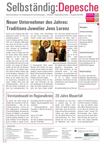 Neuer Unternehmer des Jahres: Traditions-Juwelier ... - BJU/ASU