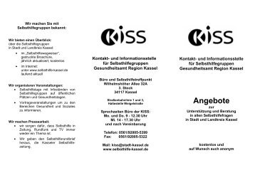 Angebote - KISS Kassel