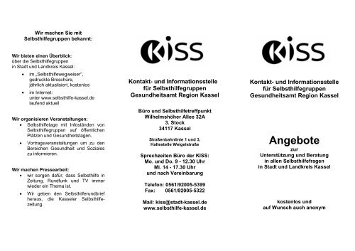 Angebote - KISS Kassel