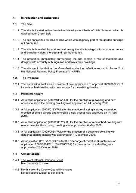 Agenda with Maps and Applications (21Mb) - pdf - Selby District ...