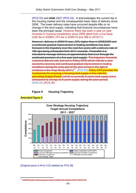 Tracked Version of Core Strategy, November 2012 - Selby District ...