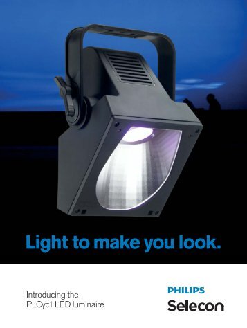 PLCYC1 LED 4-page Product Brochure - Selecon