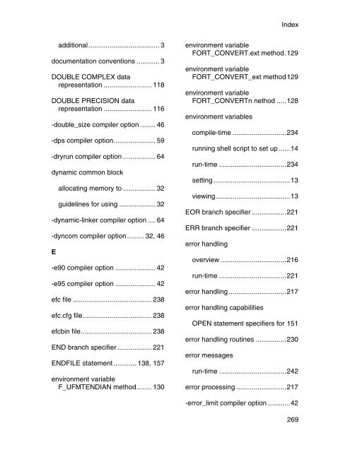 Intel(R) Fortran Compiler for Linux* Systems User's Guide Volume I ...