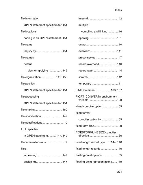 Intel(R) Fortran Compiler for Linux* Systems User's Guide Volume I ...