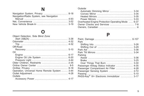 GM Owner Manuals - Buick