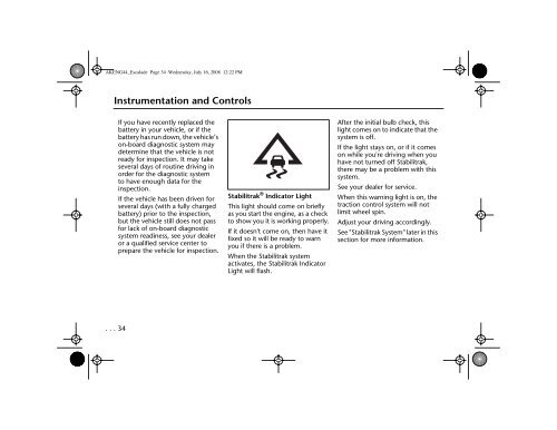 Table of Contents Cadillac Escalade - IFS Europe BV