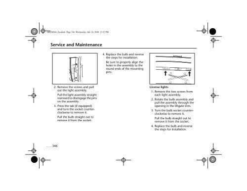 Table of Contents Cadillac Escalade - IFS Europe BV