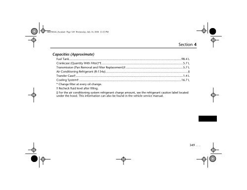 Table of Contents Cadillac Escalade - IFS Europe BV