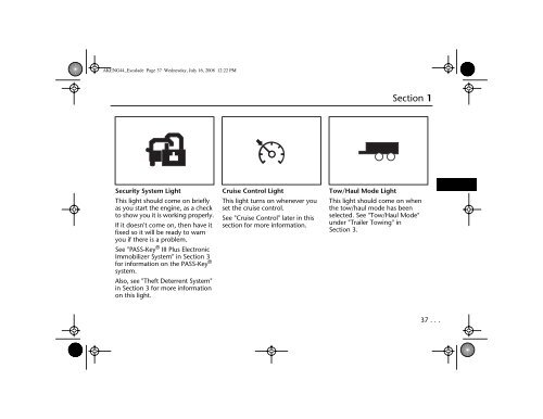 Table of Contents Cadillac Escalade - IFS Europe BV