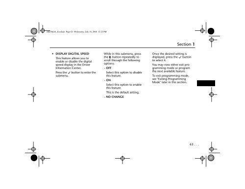 Table of Contents Cadillac Escalade - IFS Europe BV