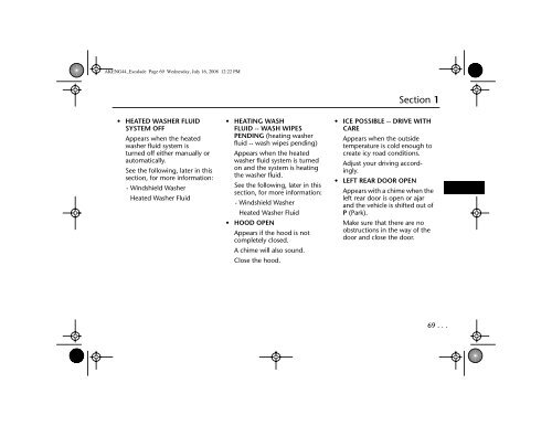 Table of Contents Cadillac Escalade - IFS Europe BV