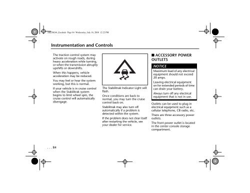 Table of Contents Cadillac Escalade - IFS Europe BV