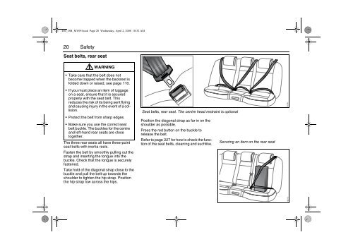 Owner's Manual Cadillac BLS - IFS Europe BV