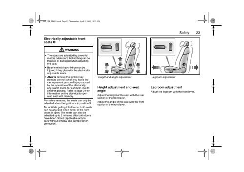 Owner's Manual Cadillac BLS - IFS Europe BV