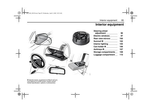 Owner's Manual Cadillac BLS - IFS Europe BV