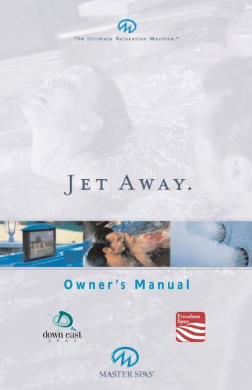 2006 Master Spas Owner's Manual