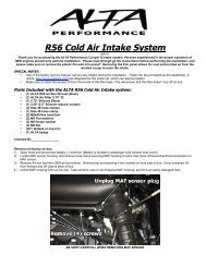 R56 Cold Air Intake System - OutMotoring