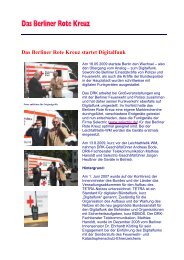 Pressemitteilung des DRK Landesverbandes Berlin