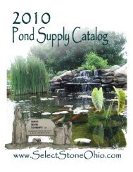 pond catalog - Select Stone Company