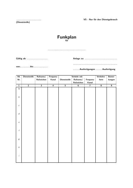 Ausbildungsunterlagen SPRECHFUNK-THW - SELECTRIC ...