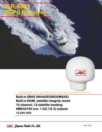 JLR-4341 DGPS brochure - Jrc