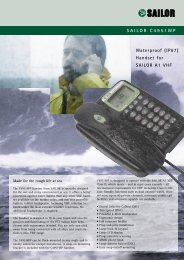 SAILOR C4951WP Waterproof (IP67) Handset for SAILOR A1 VHF