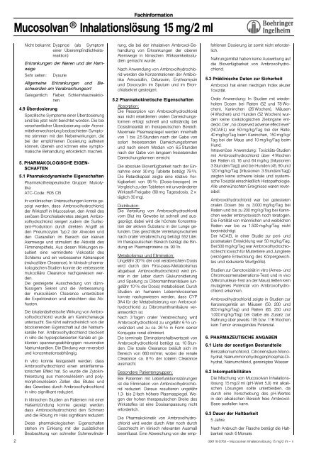 MucosolvanÂ® InhalationslÃ¶sung 15 mg/2 ml - Home selfmedic.de