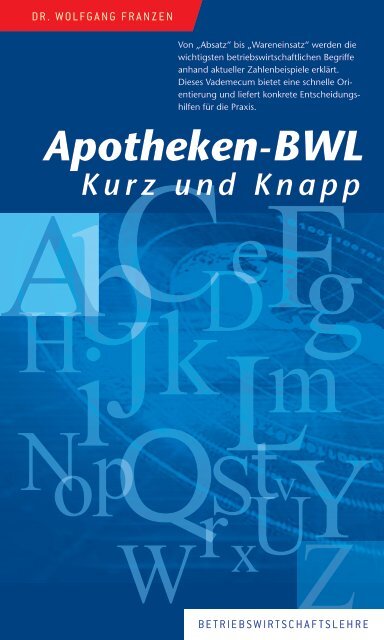 Apotheken-BWL - Home selfmedic.de