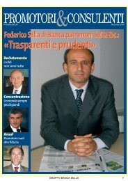 PROMOTORI&CONSULENTI; - Banca Sella